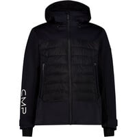 Cmp chaqueta softshell hombre MAN JACKET FIX HOOD NEGRO vista frontal