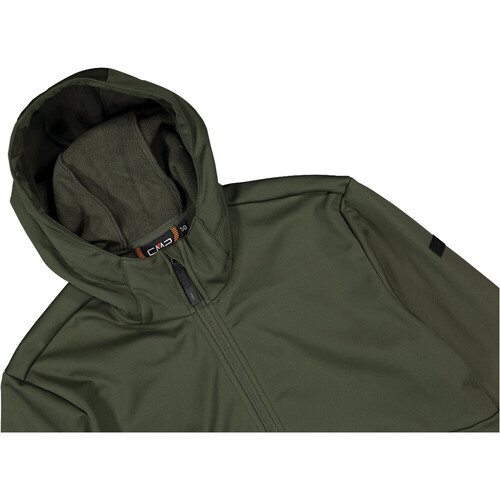 Cmp chaqueta softshell hombre MAN JACKET FIX HOOD VERDE