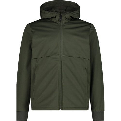 Cmp chaqueta softshell hombre MAN JACKET FIX HOOD VERDE