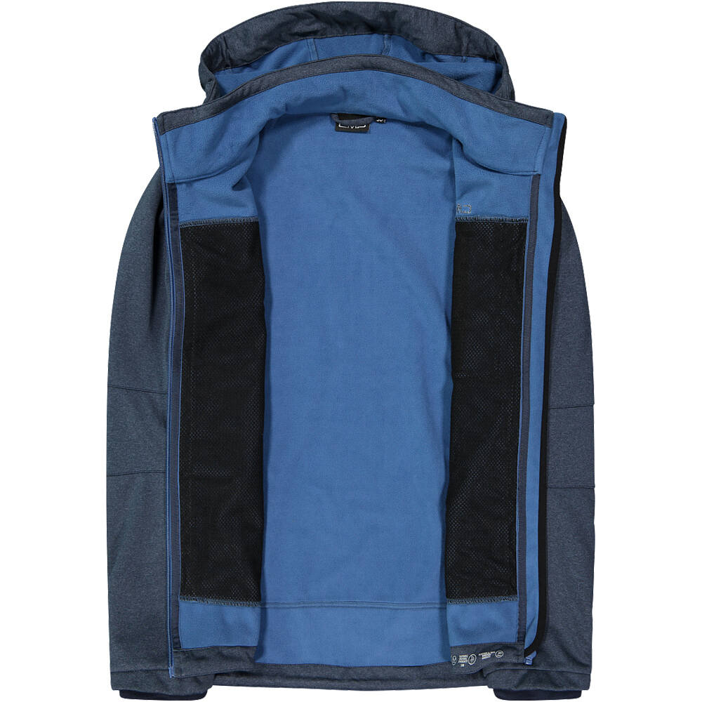 Cmp chaqueta softshell hombre MAN JACKET ZIP HOOD AZUL 03