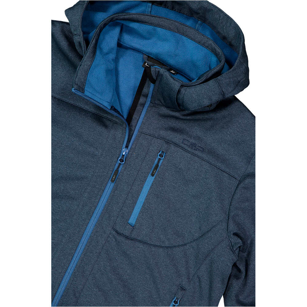 Cmp chaqueta softshell hombre MAN JACKET ZIP HOOD AZUL 04