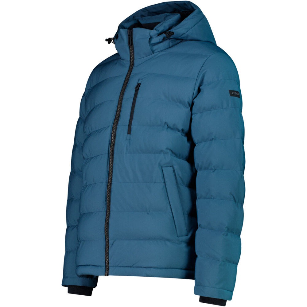 Cmp chaqueta softshell hombre MAN JACKET ZIP HOOD AZUL vista detalle