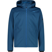 Cmp chaqueta softshell hombre MAN JACKET ZIP HOOD AZUL vista frontal