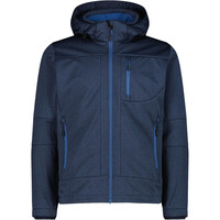 Cmp chaqueta softshell hombre MAN JACKET ZIP HOOD AZUL vista frontal
