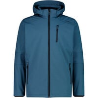 Cmp chaqueta softshell hombre MAN JACKET ZIP HOOD AZUL vista frontal