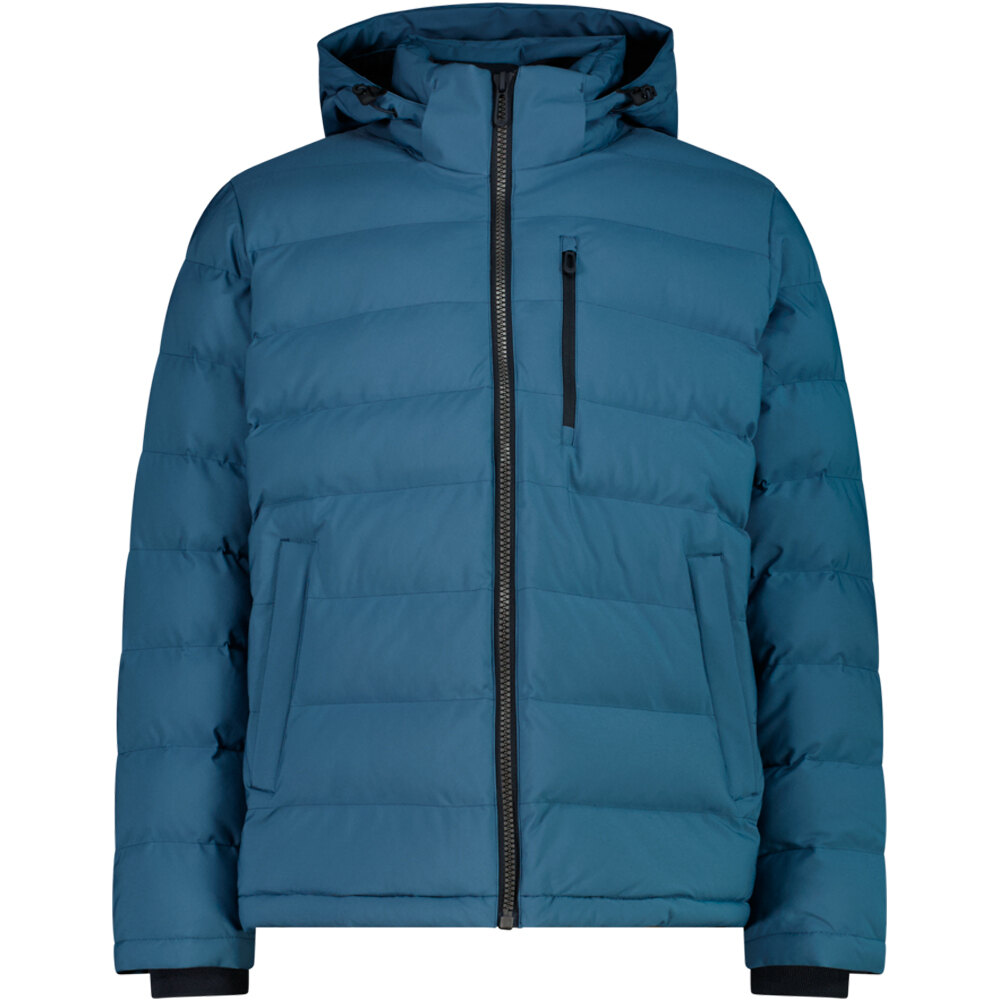 Cmp chaqueta softshell hombre MAN JACKET ZIP HOOD AZUL vista frontal
