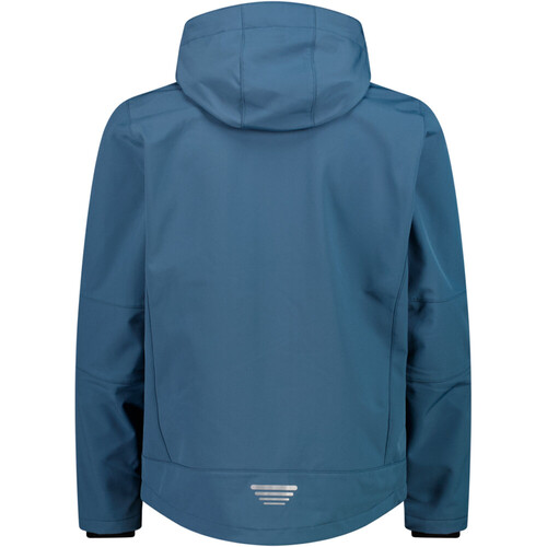 CMP MAN JACKET ZIP HOOD azul