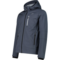 Cmp chaqueta softshell hombre MAN JACKET ZIP HOOD GRIS vista detalle