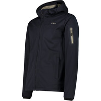 Cmp chaqueta softshell hombre MAN JACKET ZIP HOOD GRIS vista detalle