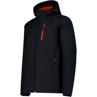 Cmp chaqueta softshell hombre MAN JACKET ZIP HOOD GRIS vista detalle