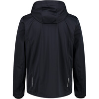 Cmp chaqueta softshell hombre MAN JACKET ZIP HOOD GRIS vista trasera