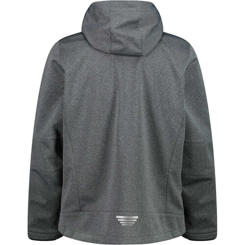 CMP MAN JACKET ZIP HOOD gris
