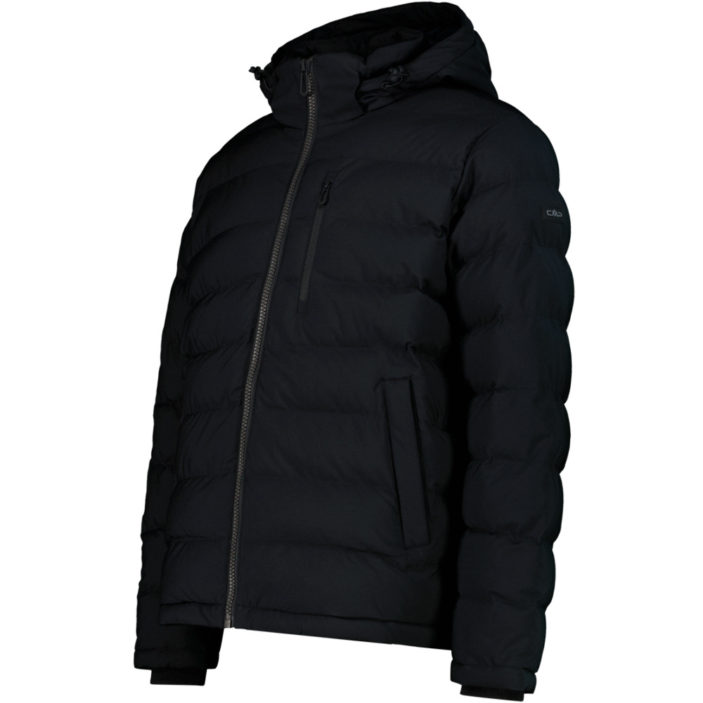 Cmp chaqueta softshell hombre MAN JACKET ZIP HOOD NEGRO vista detalle
