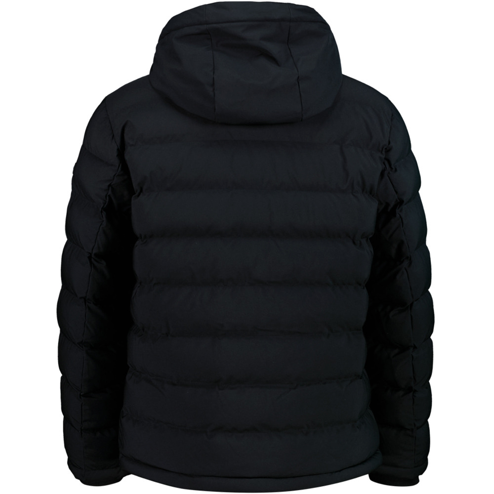 Cmp chaqueta softshell hombre MAN JACKET ZIP HOOD NEGRO vista trasera
