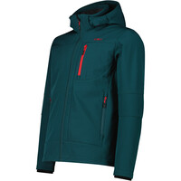 Cmp chaqueta softshell hombre MAN JACKET ZIP HOOD VERDE vista detalle