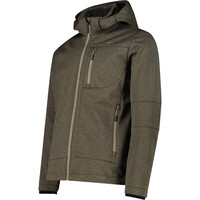 Cmp chaqueta softshell hombre MAN JACKET ZIP HOOD VERDE vista detalle