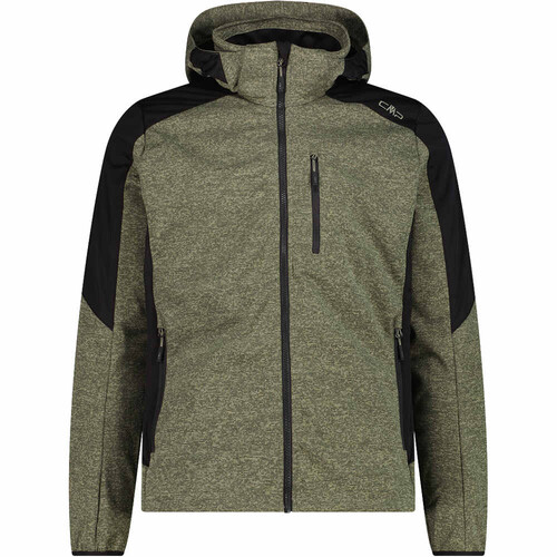 CMP MAN JACKET ZIP HOOD verde