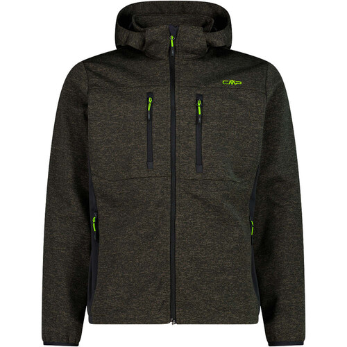 CMP MAN JACKET ZIP HOOD verde