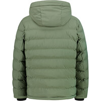 Cmp chaqueta softshell hombre MAN JACKET ZIP HOOD VERDE vista trasera