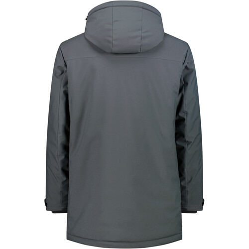 CMP MAN LONG JACKET ZIP HOOD verde