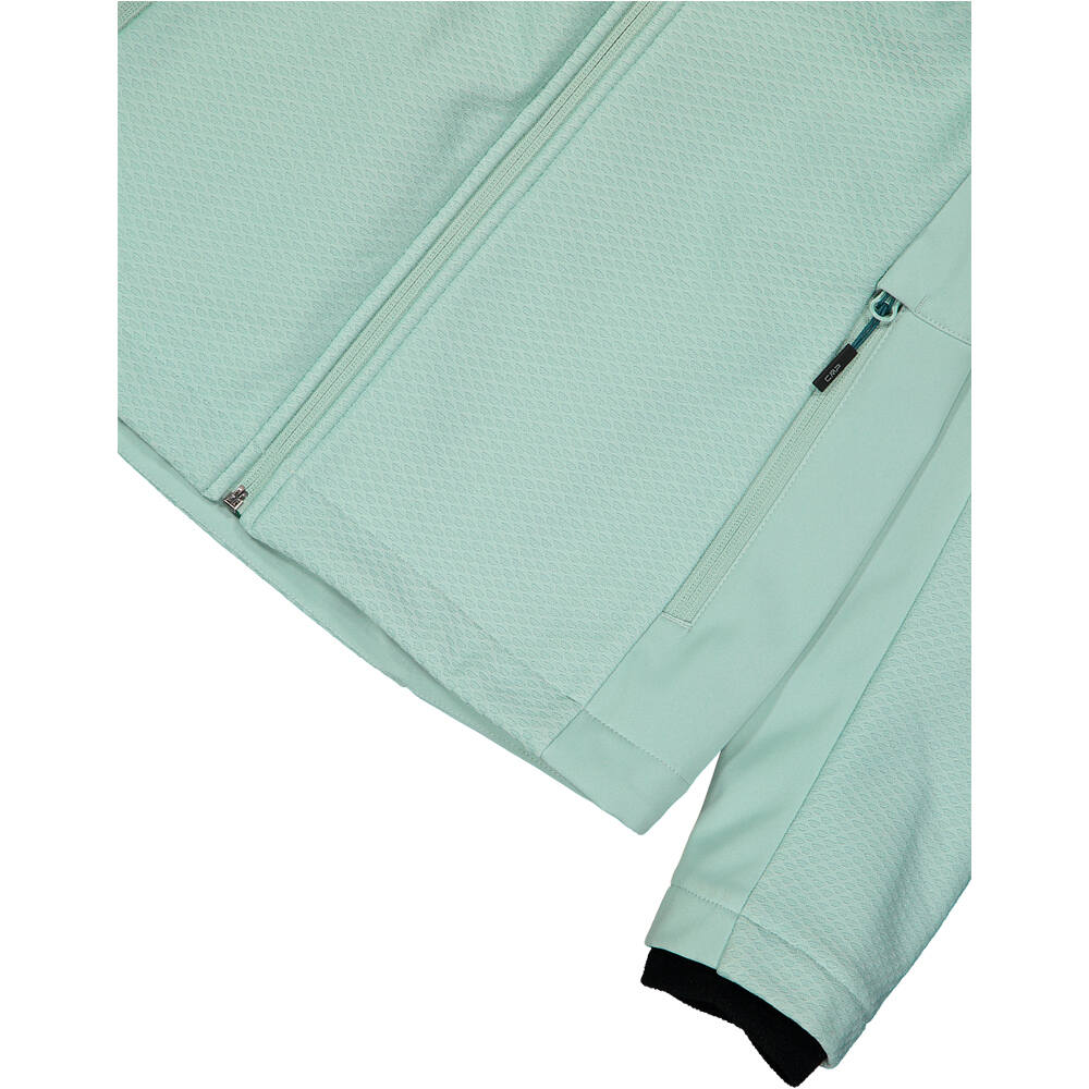 Cmp chaqueta softshell mujer WOMAN JACKET FIX HOOD VERDE 04