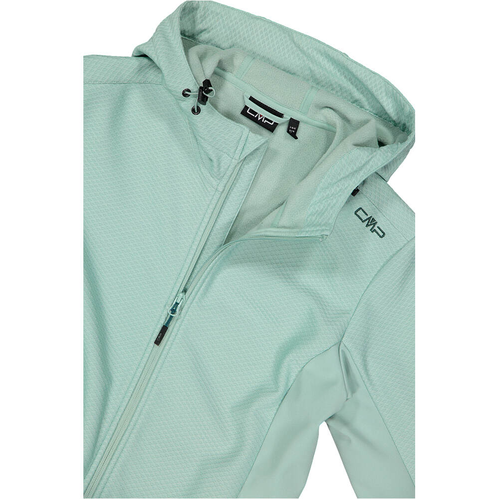Cmp chaqueta softshell mujer WOMAN JACKET FIX HOOD VERDE 05