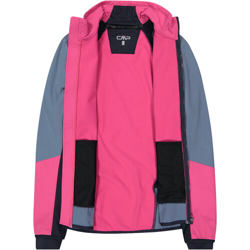 CMP WOMAN JACKET HYBRID WITH DETACHABLE SLEEVES rojo