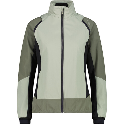 CMP WOMAN JACKET HYBRID WITH DETACHABLE SLEEVES verde
