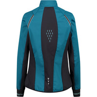 Cmp chaqueta softshell mujer WOMAN JACKET WITH DETACHABLE SLEEVES AZUL vista trasera