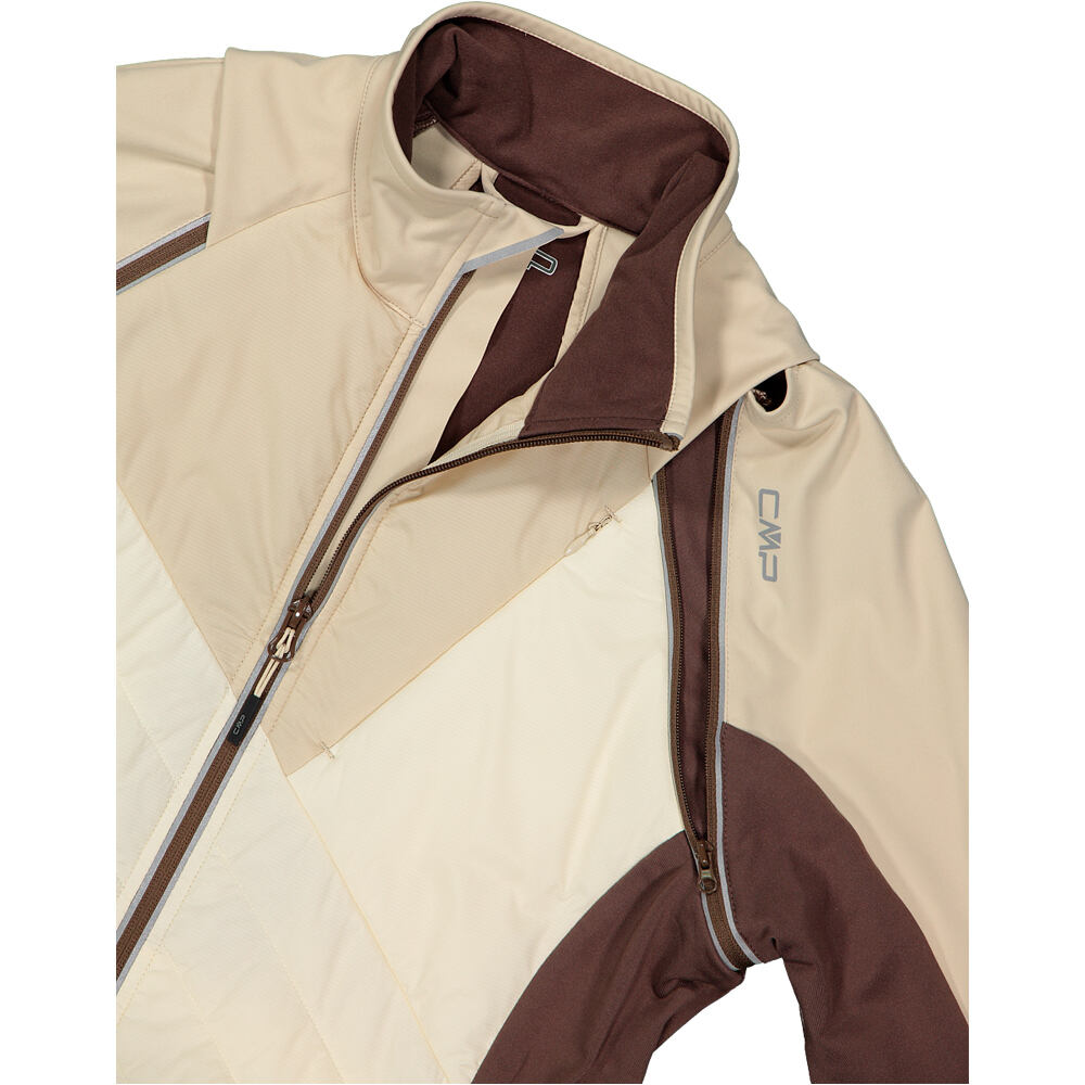 Cmp chaqueta softshell mujer WOMAN JACKET WITH DETACHABLE SLEEVES MARRON 08