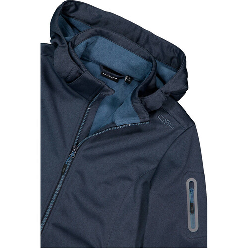 CMP WOMAN JACKET ZIP HOOD azul