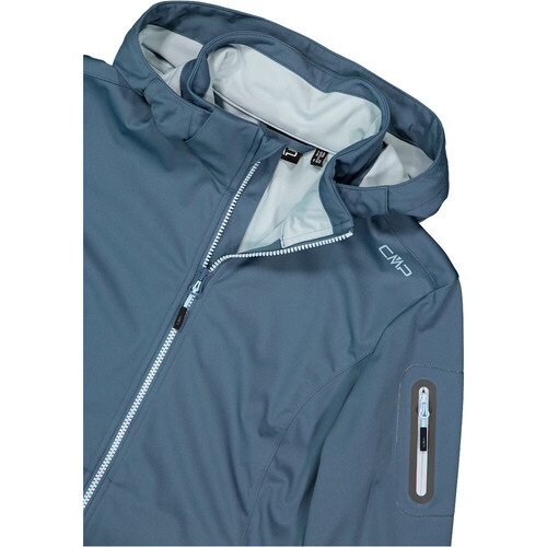 Cmp chaqueta softshell mujer WOMAN JACKET ZIP HOOD AZUL