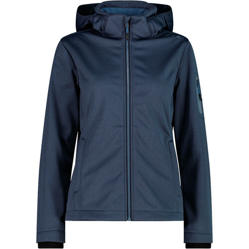 CMP WOMAN JACKET ZIP HOOD azul