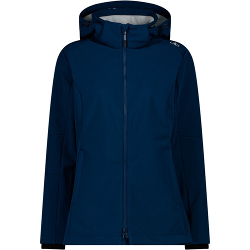 CMP WOMAN JACKET ZIP HOOD azul