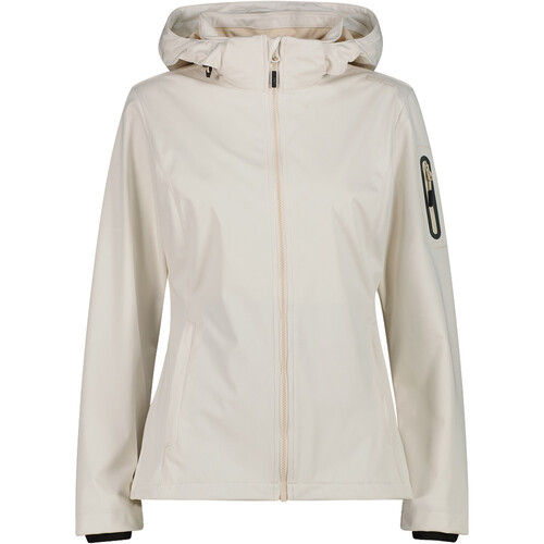 CMP WOMAN JACKET ZIP HOOD blanco