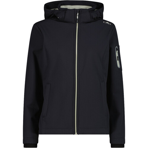 CMP WOMAN JACKET ZIP HOOD gris
