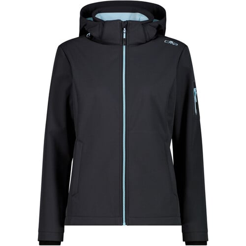 CMP WOMAN JACKET ZIP HOOD gris