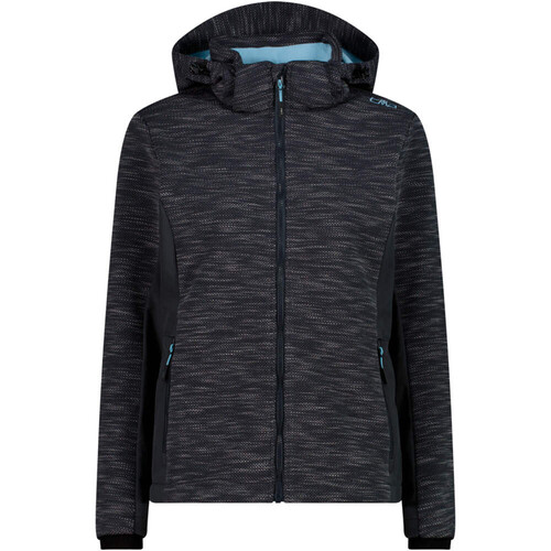 CMP WOMAN JACKET ZIP HOOD gris