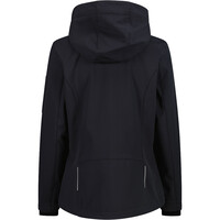 Cmp chaqueta softshell mujer WOMAN JACKET ZIP HOOD GRIS vista trasera