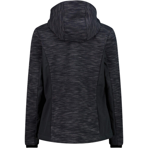 CMP WOMAN JACKET ZIP HOOD gris