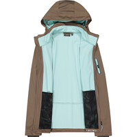 Cmp chaqueta softshell mujer WOMAN JACKET ZIP HOOD MARRON 03