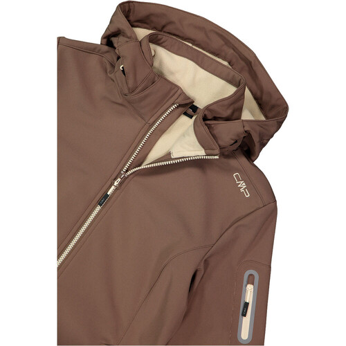 CMP WOMAN JACKET ZIP HOOD marron