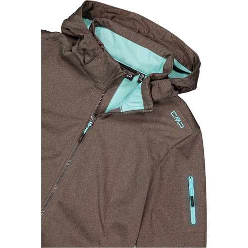 CMP WOMAN JACKET ZIP HOOD marron