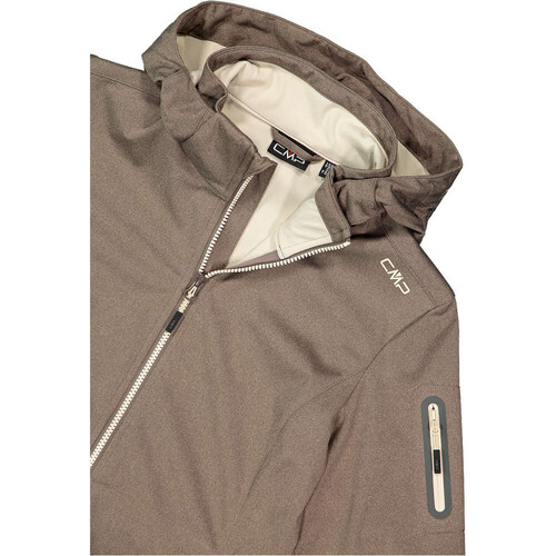 CMP WOMAN JACKET ZIP HOOD marron