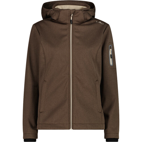 CMP WOMAN JACKET ZIP HOOD marron