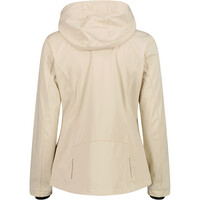 Cmp chaqueta softshell mujer WOMAN JACKET ZIP HOOD MARRON vista trasera