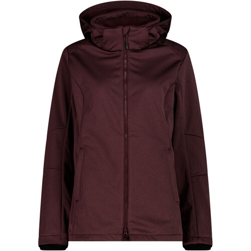 CMP WOMAN JACKET ZIP HOOD morado