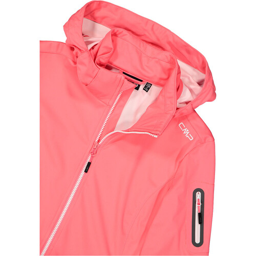CMP WOMAN JACKET ZIP HOOD naranja