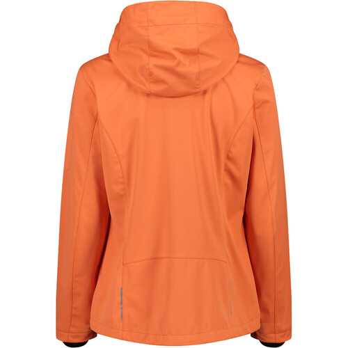 CMP WOMAN JACKET ZIP HOOD naranja