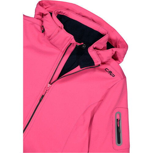 CMP WOMAN JACKET ZIP HOOD rojo